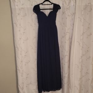 Navy maxi dress